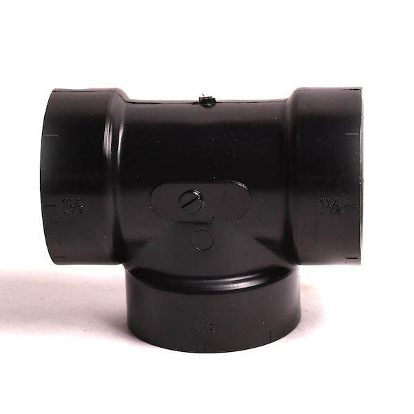 Thrifco Plumbing 1-1/2 Inch ABS Vent Tee 6792101 - main